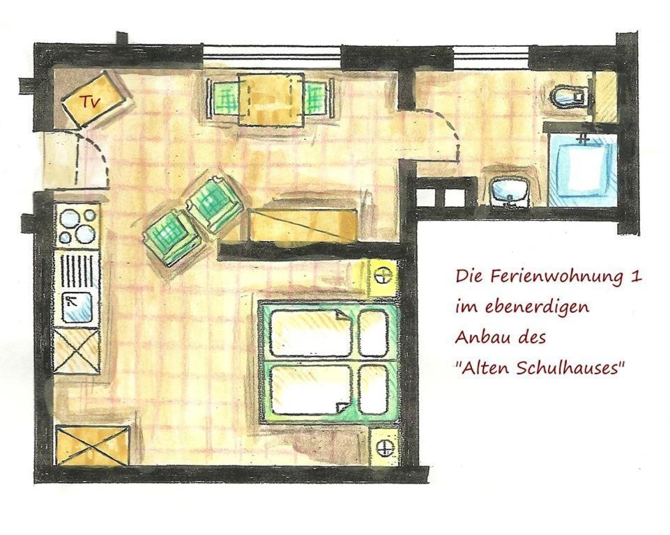 Altes Schulhaus Apartamento Bad Schwartau Quarto foto