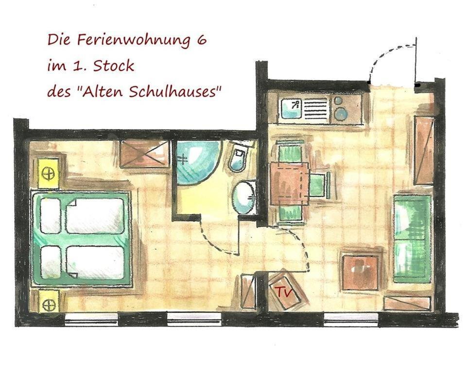 Altes Schulhaus Apartamento Bad Schwartau Quarto foto